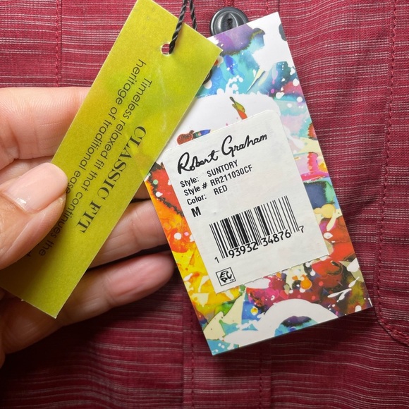 Robert Graham Classic-Fit Suntory Shirt sz M - Picture 2 of 13